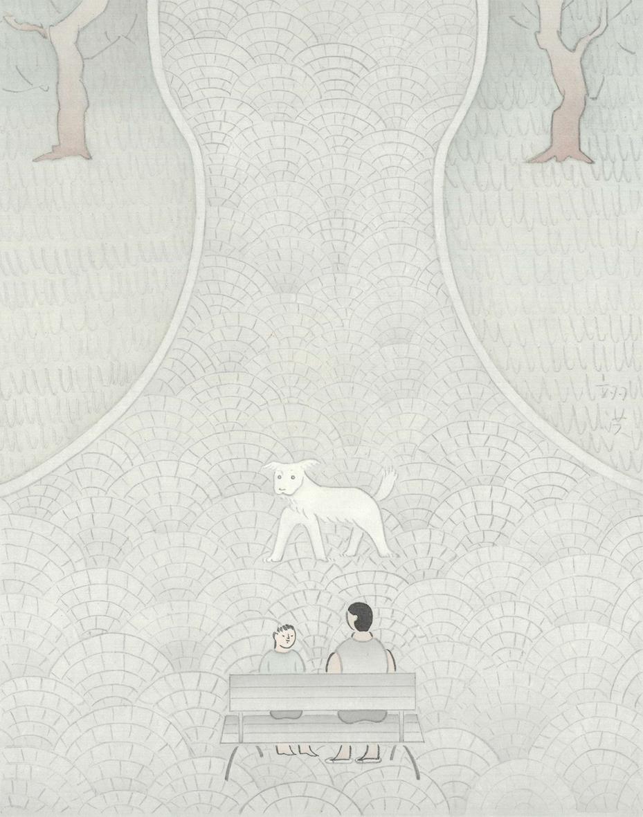 陪他散步