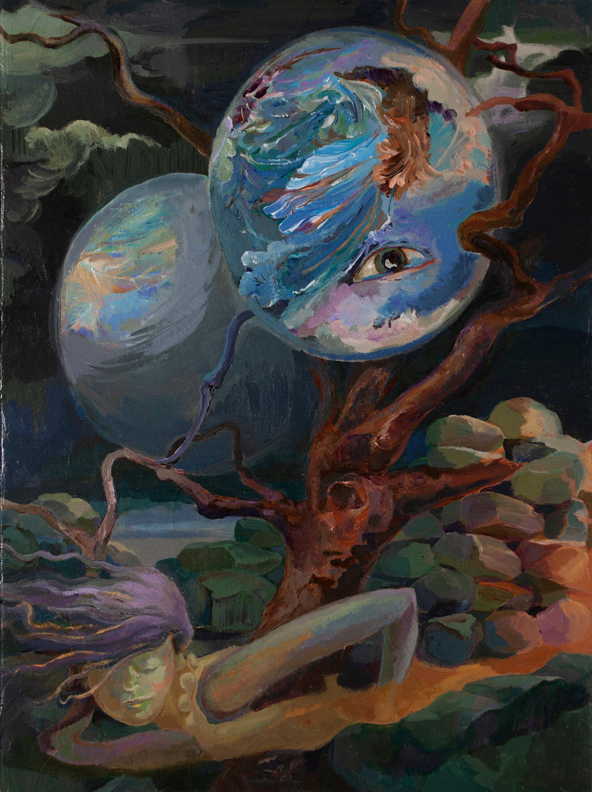 陰涼而濕潤的夜晚