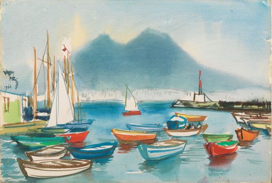1966, Watercolor on paper, 38x56cm
