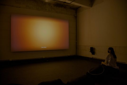 牛俊強,《彰顯》, 2020, 三頻道錄像裝置（Full HD) ，四聲道, 8分30秒
