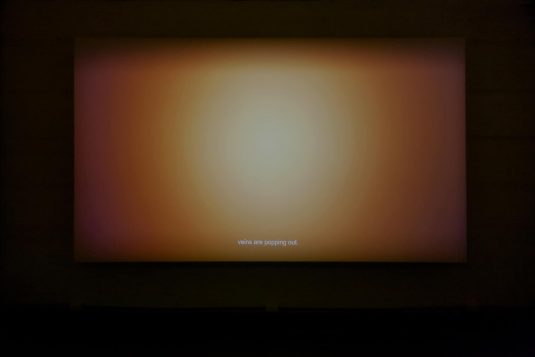 牛俊強,《彰顯》, 2020, 三頻道錄像裝置（Full HD) ，四聲道, 8分30秒